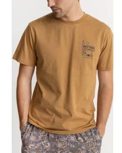 Rhythm Camel soull t-shirt - Braun