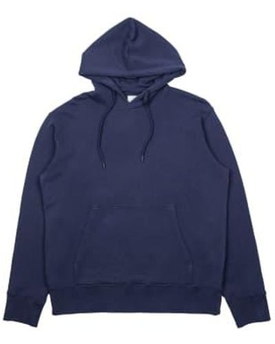 Folk Boxy hoodie - Blau