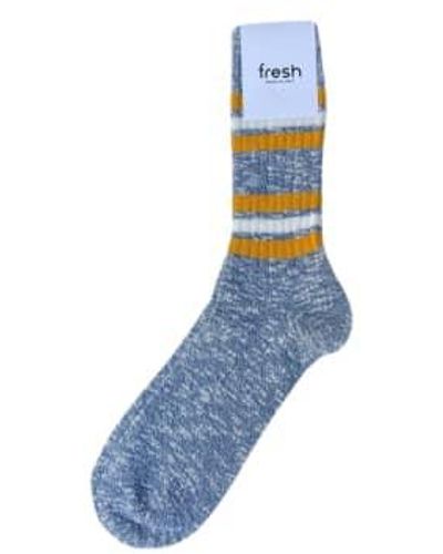 Fresh College Mid-calf Lenght Socks - Blue