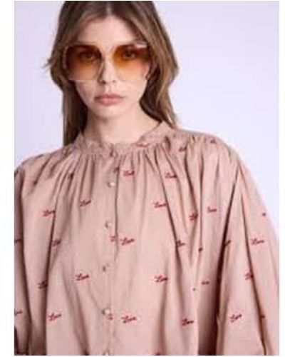 Berenice Brochee love blouse à nu - Rose