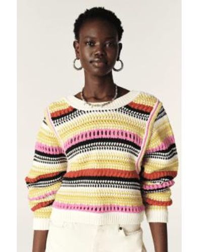 Ba&sh Romy Multicolor Reversible Sweater 0