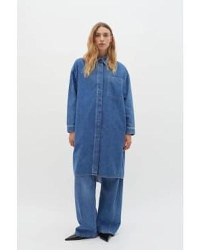 Inwear Livaiw Denim Shirt Dress 34 - Blue