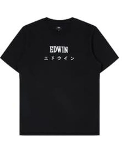 Edwin T-shirt japan uomo schwarz