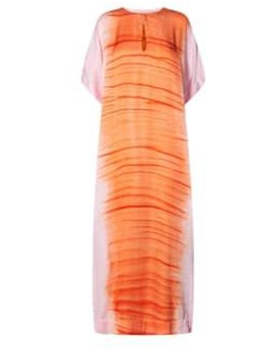Rabens Saloner Tidal vestido maha - Naranja