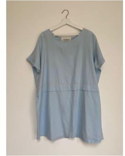 Beaumont Organic Linen Tunic Size S - Blu