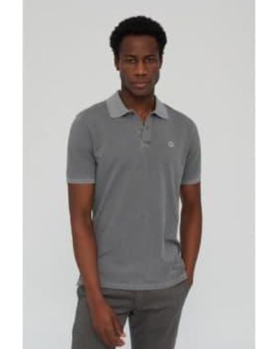 Ecoalf Ted Polo Slim Fit Dark - Grigio