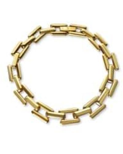 Anisa Sojka Square Link Bracelet / Os - Metallic