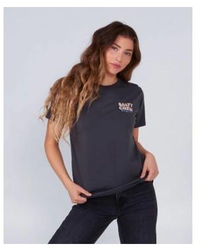 Salty Crew T Shirt Oversize Femme - Blu