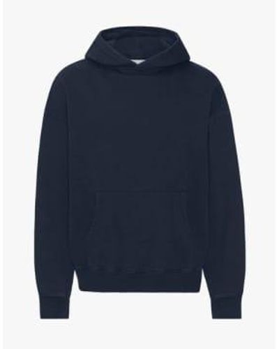 COLORFUL STANDARD Organic Oversized Hoodie Navy / S - Blue