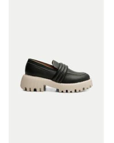 Shoe The Bear Contrast Posey Loafer - Nero