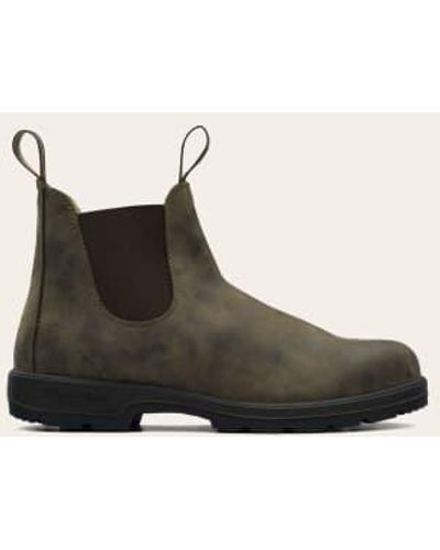 Blundstone Rustikale braune und braune 585 classics-stiefel