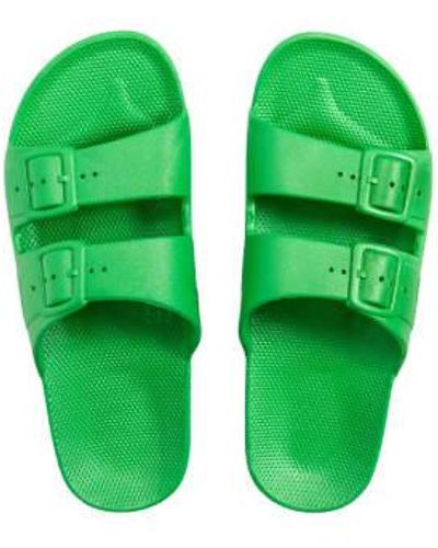 FREEDOM MOSES Marley Slides 3.5 4 - Green