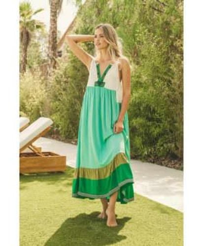 Jaase Nomadic Print Maxi Dress - Verde