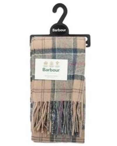 Barbour Robe foulard en laine d'agneau tartan - Multicolore