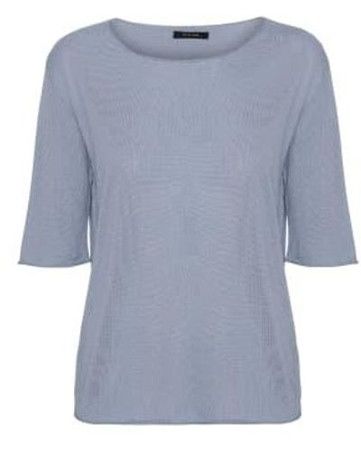 Oh Simple Sky Silk Cashmere Knit Xs - Blue