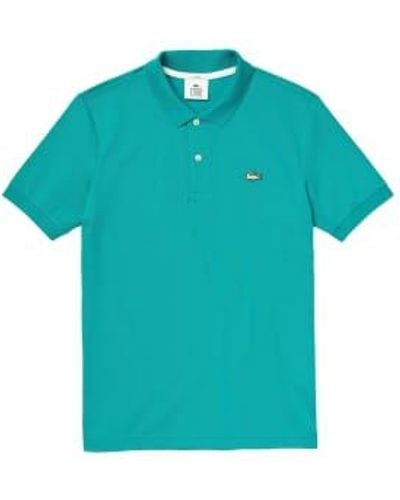 Lacoste Live Slim Fit Poloshirt Grün - Blau