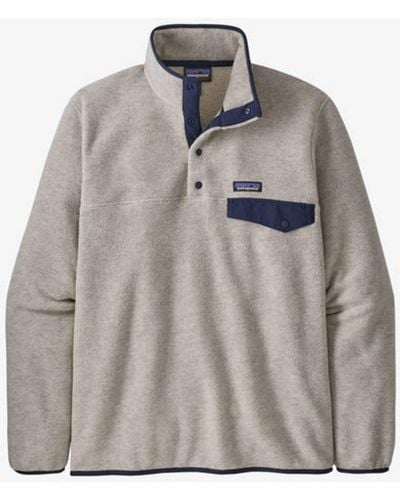 Patagonia Lightweight Synchilla Snap-t Fleece Pullover - Grey