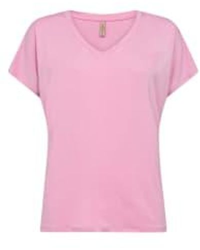 SOYA CONCEPT Marica 32 Cocoa Brown Vneck T-Shirt