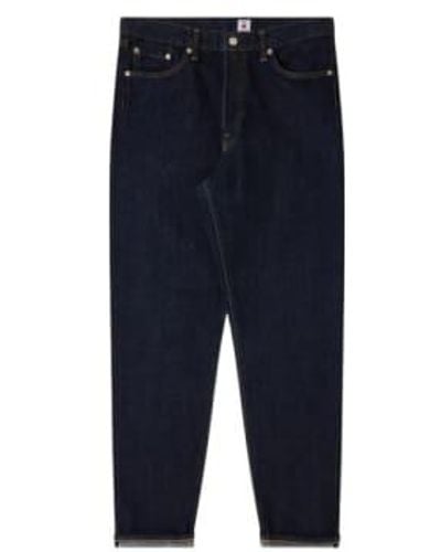 Edwin Loose Tapered Rinsed Made - Blue