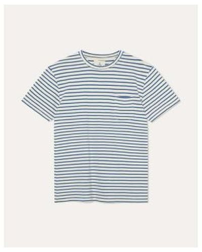 La Paz Guerreiro Stripes T Shirt - Blu