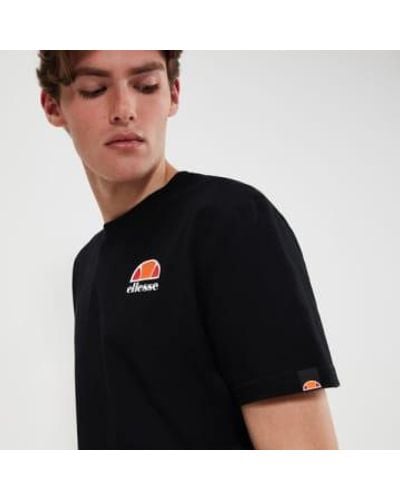 Ellesse Canaletto Tee In Anthracite - Nero