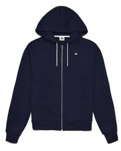 Robe Di Kappa Portos Hooded Full Zip Sweatshirt Navy - Blu