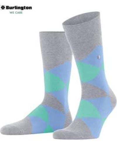 Burlington Cly Arctic Mel Socks - Azul