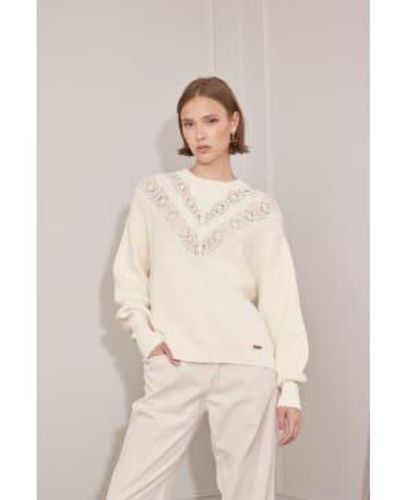 Jovonna London Sibilla Sweater - Natural