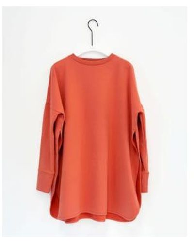 Beaumont Organic Ss22 Kate Cotton Sweatshirt - Red