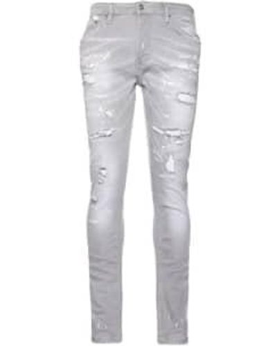 7TH HVN S-794-1 jeans - Gris