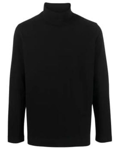 Circolo 1901 Roll-neck Cotton T-shirt M - Black