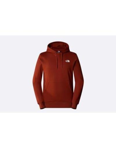 The North Face Saisonales grafik -hoodie - Rot