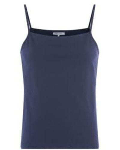 Great Plains Essential Fitted Cami Organic Cotton - Blue