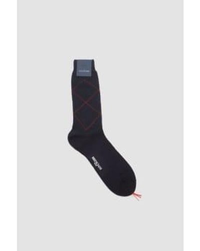 Bresciani Blend Short Socks Blucocco