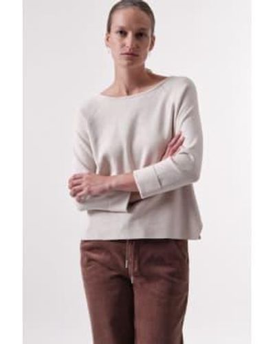 Lanius Punto Milano Sweater Off - Bianco
