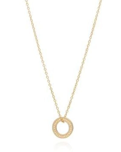 Anna Beck Open Circle Necklace Plated - Metallic