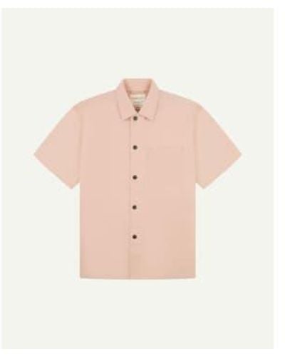 Uskees Camisa manga corta color rosa polvoriento