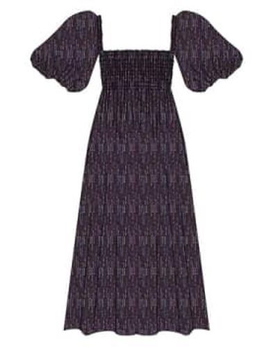Nooki Design Queenie Dress / S 97% Viscose/3% Lurex; Lining: 100% Viscose - Blue