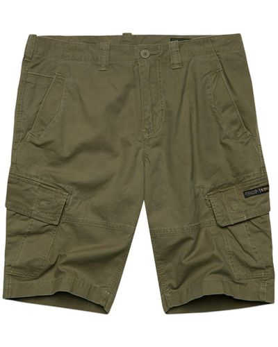 Superdry Vintage Core Cargo Shorts - Grün