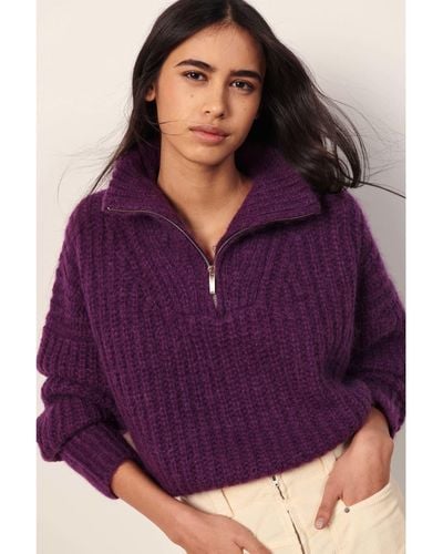 Ba&sh Ba & Sh Baltan Sweater - Purple