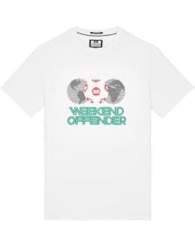 Weekend Offender Camiseta gráfica méxico en blanco
