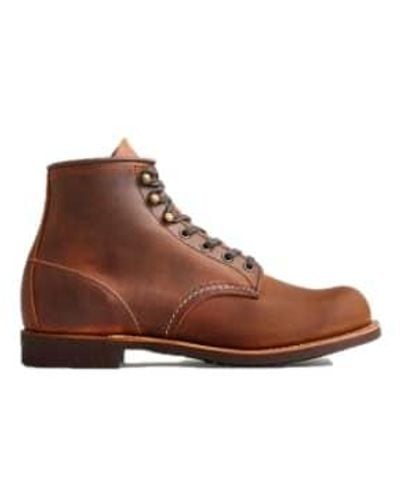 Red Wing 3343 heritage work 6 blacksmith boot copper rough & tough - Marrón