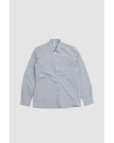 Another Aspect Otra camisa 3.0 gris azul