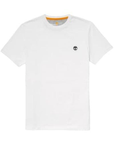 Timberland Camiseta dunstan river jersey crew - Blanco