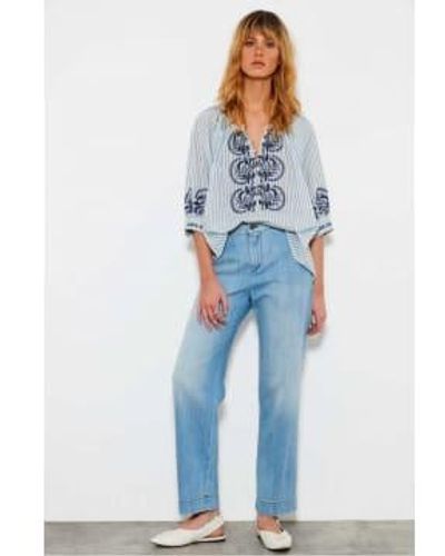 Five Jeans Bia Blouse Small - Blue