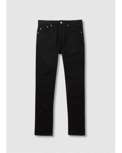 Belstaff Mens Longton Slim Jeans In Washed - Nero