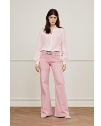 FABIENNE CHAPOT Eva Wide Leg Trousers 25/32 - Pink