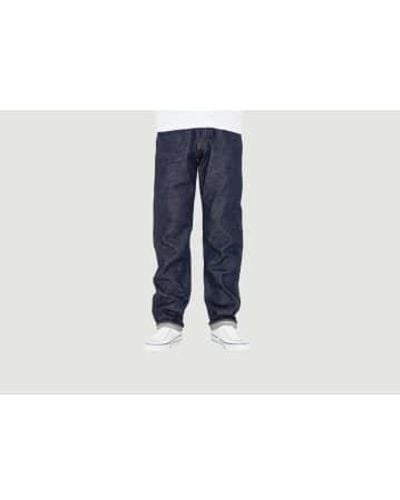 Japan Blue Jeans Círculo selvedge straight fit raw jeans - Azul