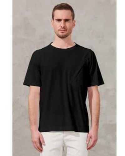 Transit Camiseta algodón ajuste suelto negro