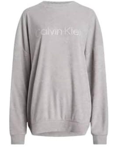 Calvin Klein Long Sleeve Sweatshirt L - Gray